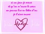 Aimer et pour toujours!